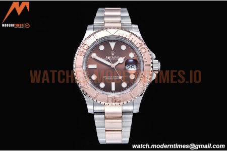 Rolex - YachtMaster 126621 40mm 904 Wrp RG/SS Brn KF VR3235