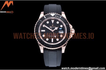 Rolex - YachtMaster 126655 40mm 904 Wrp RG/RU Blk KF VR3235