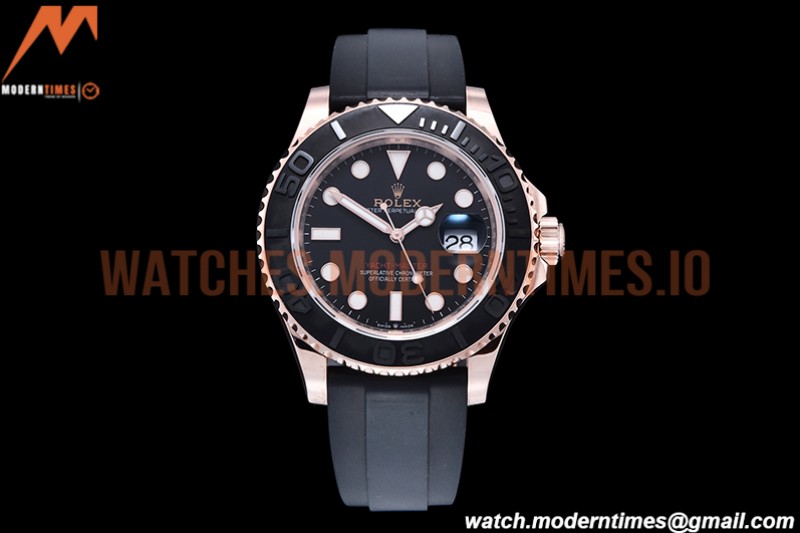 Rolex - YachtMaster 126655 40mm 904 Wrp RG/RU Blk KF VR3235