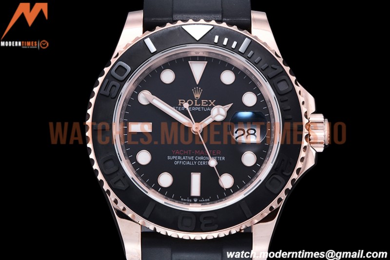 Rolex - YachtMaster 126655 40mm 904 Wrp RG/RU Blk KF VR3235