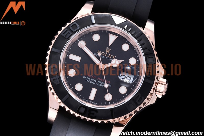 Rolex - YachtMaster 126655 40mm 904 Wrp RG/RU Blk KF VR3235