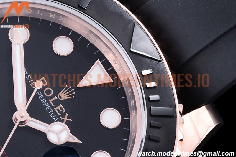 Rolex - YachtMaster 126655 40mm 904 Wrp RG/RU Blk KF VR3235