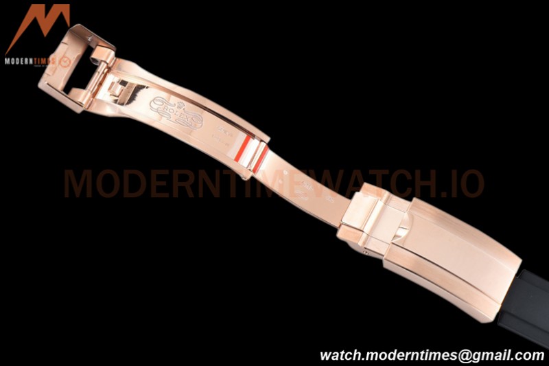 Rolex - YachtMaster 126655 40mm RG/RU Blk Gold VR3235