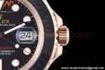 Rolex - YachtMaster 126655 40mm RG/RU Blk Gold VR3235