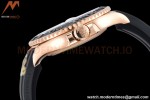 Rolex - YachtMaster 126655 40mm RG/RU Blk Gold VR3235