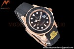 Rolex - YachtMaster 126655 40mm RG/RU Blk Gold VR3235