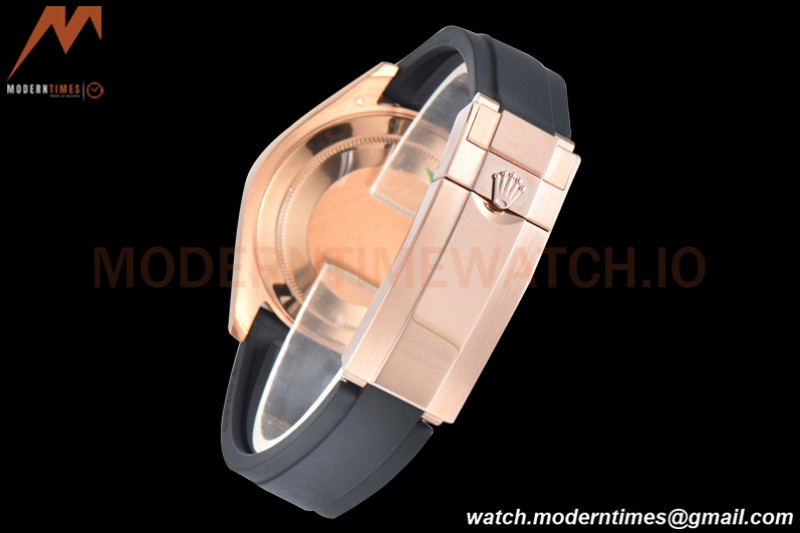 Rolex - YachtMaster 126655 40mm RG/RU Blk Gold VR3235