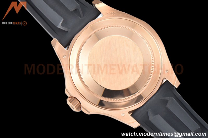 Rolex - YachtMaster 126655 40mm RG/RU Blk Gold VR3235