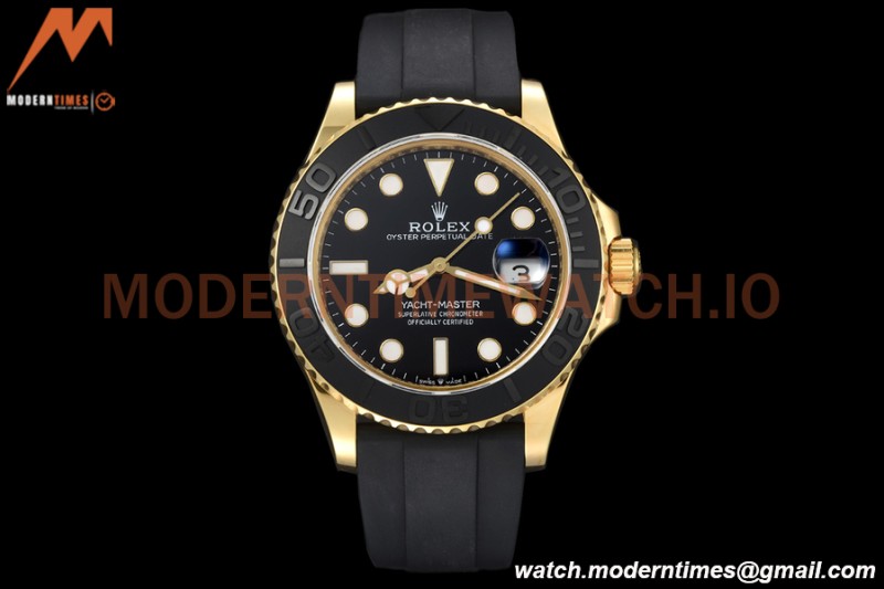 Rolex - Yacht-Master 226658 42mm Full-weight YG/RU Black KF VR3235