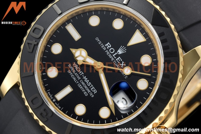 Rolex - Yacht-Master 226658 42mm Full-weight YG/RU Black KF VR3235