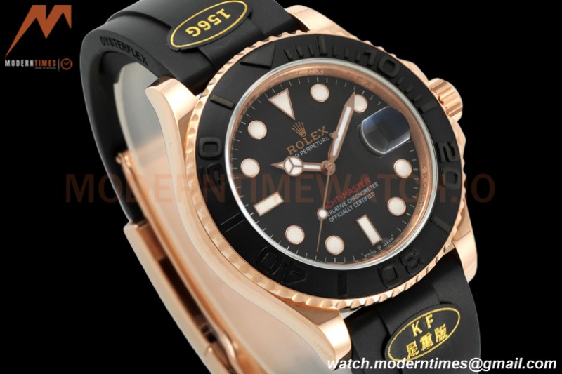 Rolex - Yacht-Master 126655 40mm Full-weight RG/RU Black KF VR3235