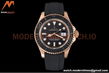 Rolex - YachtMaster 126655 40mm RG/RU Black VSF VS3235