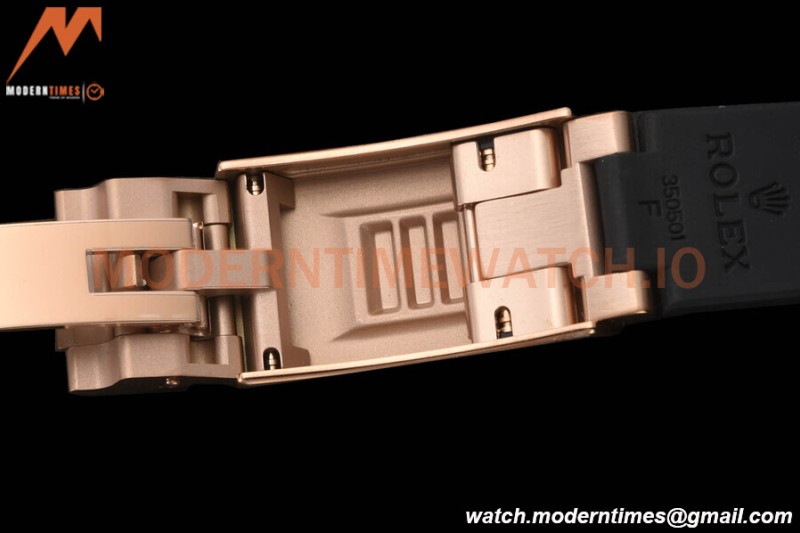 Rolex - YachtMaster 126655 40mm RG/RU Black VSF VS3235