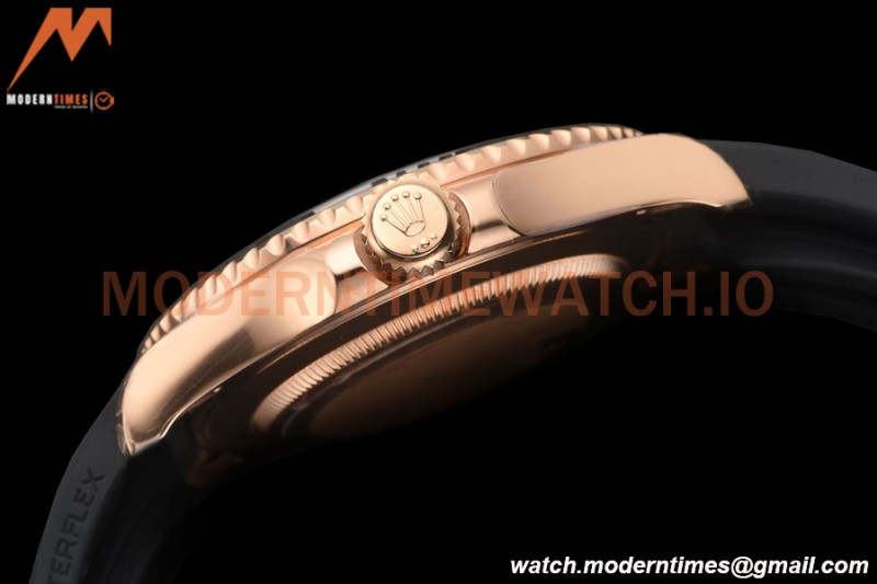 Rolex - YachtMaster 126655 40mm RG/RU Black VSF VS3235