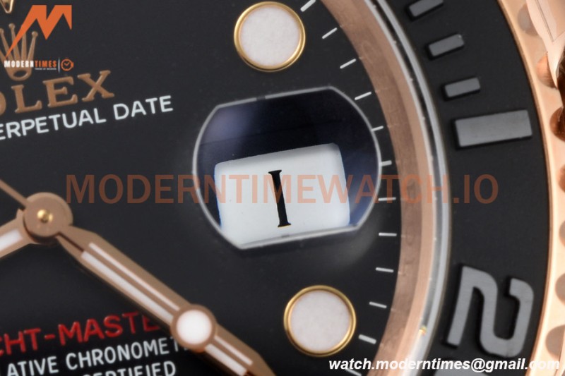 Rolex - YachtMaster 126655 40mm RG/RU Black VSF VS3235