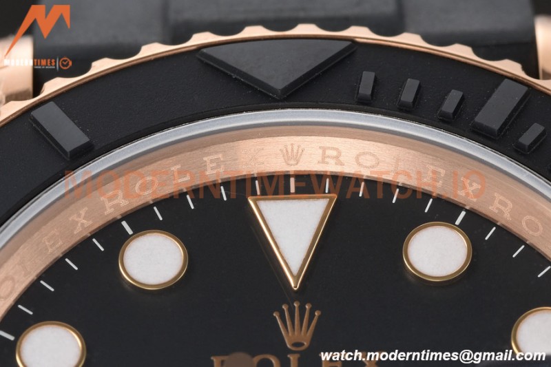 Rolex - YachtMaster 126655 40mm RG/RU Black VSF VS3235