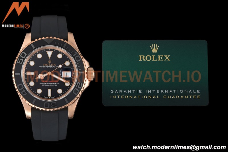 Rolex - YachtMaster 126655 40mm RG/RU Black VSF VS3235