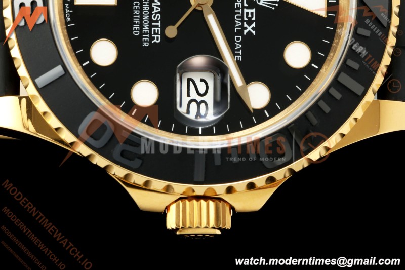 Rolex - YachtMaster 226658 Gain Weight 42mm YG/RU Black Dial QF SH3235 | 롤렉스 - 요트마스터 226658 게인 웨이트 42mm YG/RU 블랙 다이얼 QF SH3235