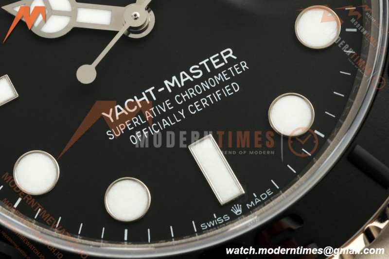 Rolex - YachtMaster 226627 42mm TI/TI Black Dial QF VR3235