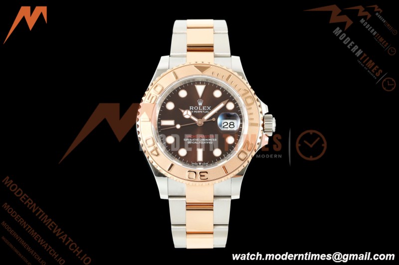 Rolex - YachtMaster 126621 40mm 316L RG/SS Brown EWEF SH3235