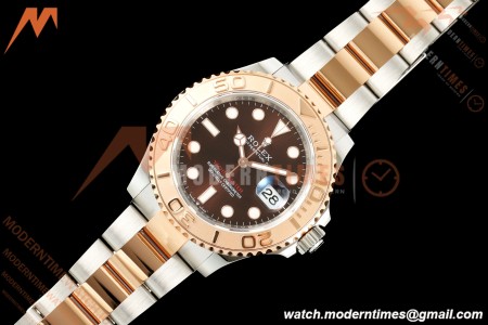 Rolex - YachtMaster 126621 40mm 316L RG/SS Brown EWEF SH3235 | 롤렉스 - 요트마스터 126621 40mm 316L RG/SS 브라운 EWEF SH3235