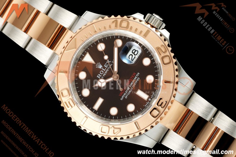 Rolex - YachtMaster 126621 40mm 316L RG/SS Brown EWEF SH3235