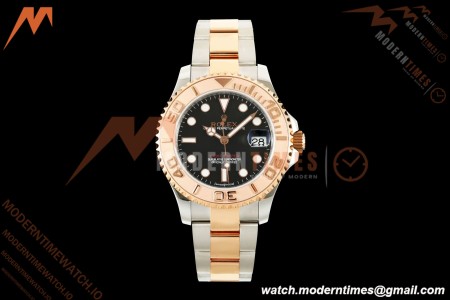 Rolex - Yacht-Master 268621 37mm 316L RG/SS Black Dial CSF A2236 | 롤렉스 - 요트마스터 268621 37mm 316L RG/SS 블랙 다이얼 CSF A2236