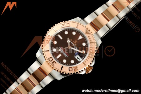 Rolex - Yacht-Master 268621 37mm 316L RG/SS Brown Dial CSF A2236 | 롤렉스 - 요트마스터 268621 37mm 316L RG/SS 브라운 다이얼 CSF A2236