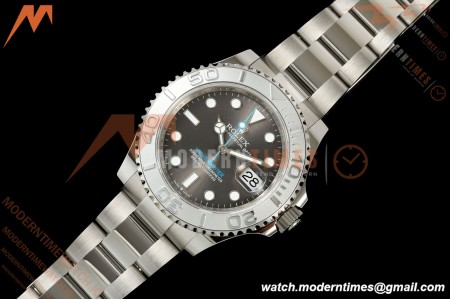 Rolex - YachtMaster 126622 40mm 904L SS/SS Grey Dial QF JH3235 Free Sprung