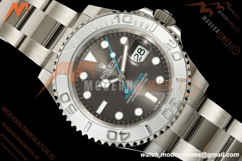 Rolex - YachtMaster 126622 40mm 904L SS/SS Grey Dial QF JH3235 Free Sprung