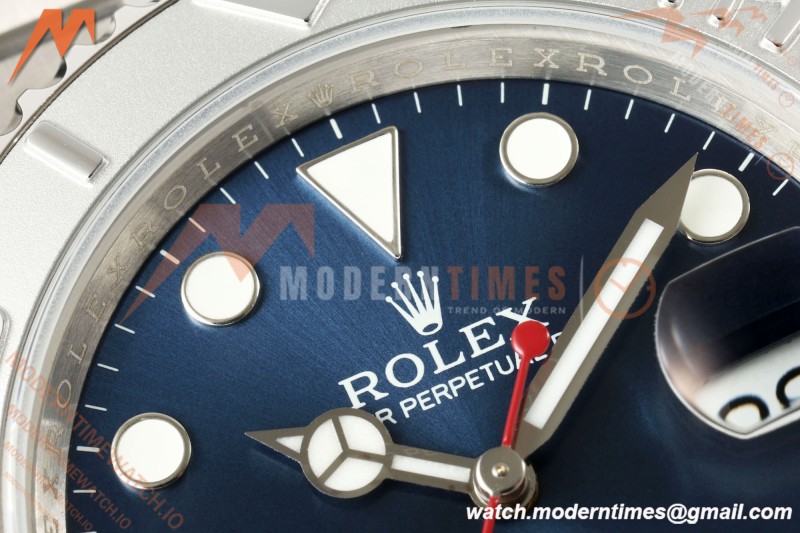 Rolex - YachtMaster 126622 40mm 904L SS/SS Blue Dial QF JH3235 Free Sprung
