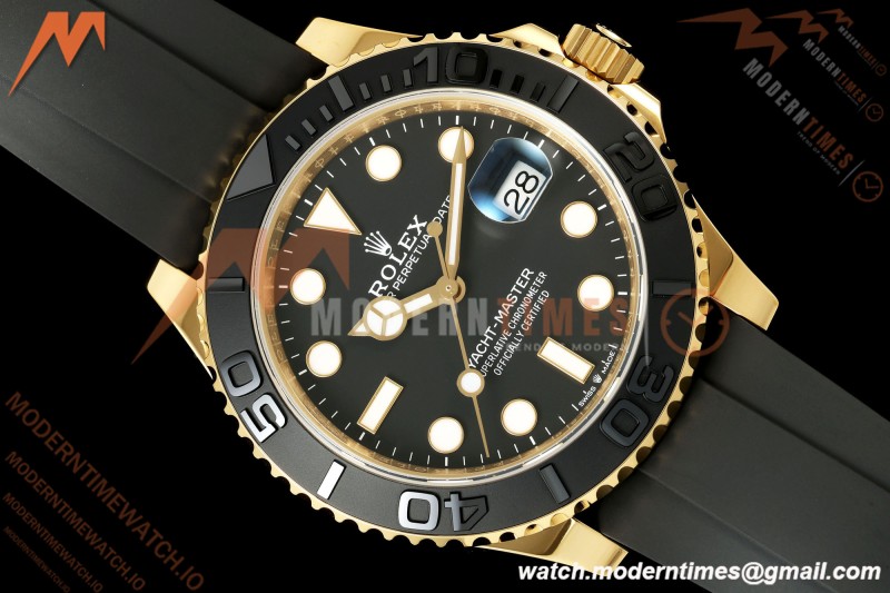 Rolex - YachtMaster 226658 42mm Gain Weight YG/RU Black Dial WF JH3235 Free Sprung