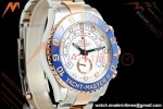 Rolex - YachtMaster 116681 44mm Blue CER/SS/RG White Dial KF V2 A7750