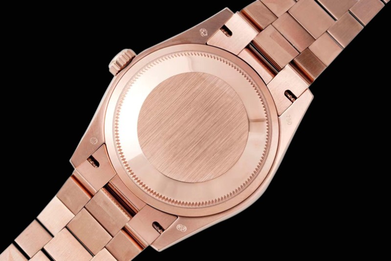 Rolex - DayDate 36mm 128235 Flt Pres RG/RG Mop/Dia TWSF A2836