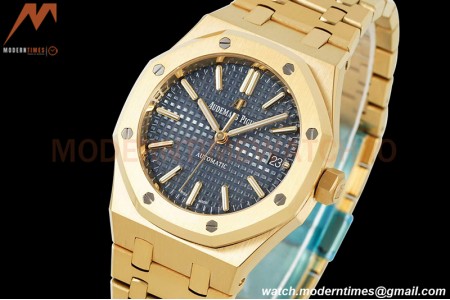 Audemars Piguet - Royal Oak 37mm 15450BA YG/YG Blue Stick IPF A3120