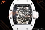 Richard Mille - RM055 Bubba Watson White CER/RU Blk/Blk Rehaut Skeleton SZF RMUL2