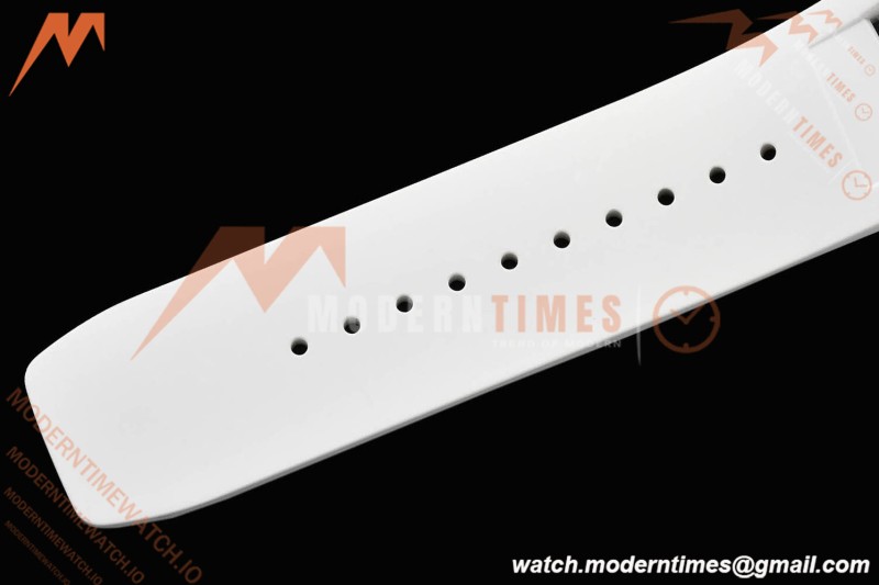 Richard Mille - RM055 Bubba Watson White CER/RU Blk/Blk Rehaut Skeleton SZF RMUL2