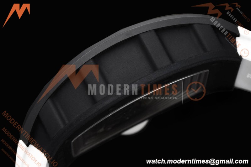 Richard Mille - RM055 Bubba Watson Black CER/RU Wht/Blk Rehaut Skeleton SZF RMUL2