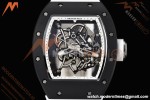 Richard Mille - RM055 Bubba Watson Black CER/RU Wht/Blk Rehaut Skeleton SZF RMUL2