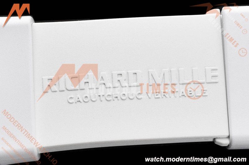 Richard Mille - RM055 Bubba Watson White CER/RU Blu/Blk Rehaut Skeleton SZF RMUL2
