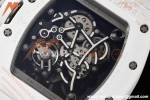 Richard Mille - RM055 Bubba Watson White CER/RU Blu/Blk Rehaut Skeleton SZF RMUL2