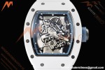 Richard Mille - RM055 Bubba Watson White CER/RU Blu/Blk Rehaut Skeleton SZF RMUL2
