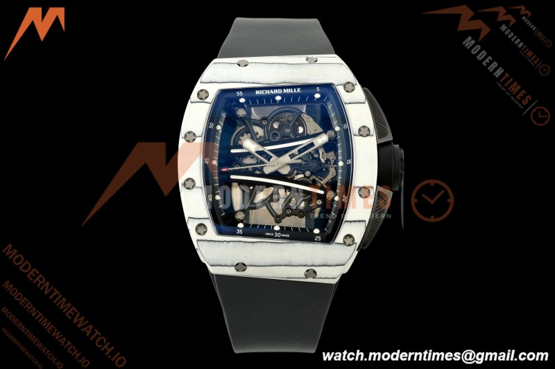 Richard Mille - RM061 Asian Limited Edition White Ceramic Wht/Grn/Yelw Skeleton ZGF Free Sprung Titanium RMUL2 | 리차드 밀 - RM061 요한 블레이크 화이트 NTPT 블랙 스켈레톤 RF 프리 스프링 티타늄 RMUL2