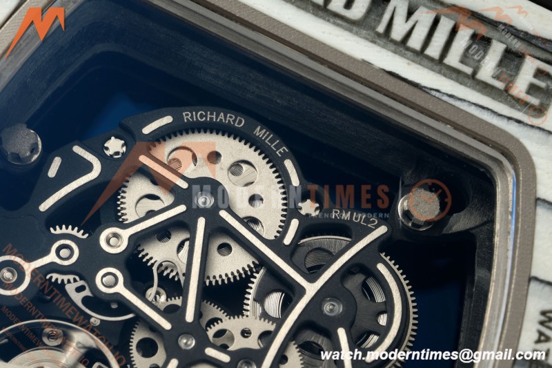 Richard Mille - RM061 Asian Limited Edition White Ceramic Wht/Grn/Yelw Skeleton ZGF Free Sprung Titanium RMUL2 | 리차드 밀 - RM061 요한 블레이크 화이트 NTPT 블랙 스켈레톤 RF 프리 스프링 티타늄 RMUL2