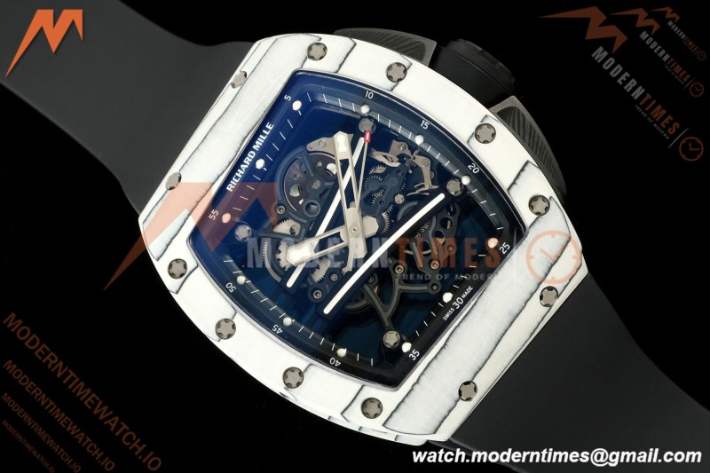 Richard Mille - RM061 Asian Limited Edition White Ceramic Wht/Grn/Yelw Skeleton ZGF Free Sprung Titanium RMUL2 | 리차드 밀 - RM061 요한 블레이크 화이트 NTPT 블랙 스켈레톤 RF 프리 스프링 티타늄 RMUL2