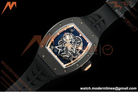 Richard Mille - RM055 Bubba Watson Black CER/RU Gold Rehaut Skeleton ZF V3 RMUL2