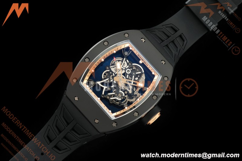 Richard Mille - RM055 Bubba Watson Black CER/RU Gold Rehaut Skeleton ZF V3 RMUL2