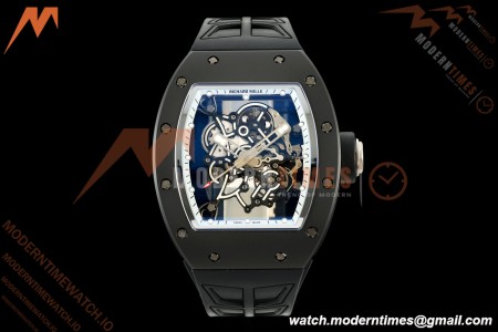 Richard Mille - RM055 Bubba Watson BLK/WHT CER/RU Gray Rehaut Skeleton ZF V3 RMUL2 | 리차드 밀 - RM055 버바 왓슨 블랙/화이트 CER/RU 그레이 르호 스켈레톤 ZF V3 RMUL2