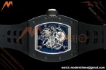 Richard Mille - RM055 Bubba Watson BLK/WHT CER/RU Gray Rehaut Skeleton ZF V3 RMUL2 | 리차드 밀 - RM055 버바 왓슨 블랙/화이트 CER/RU 그레이 르호 스켈레톤 ZF V3 RMUL2