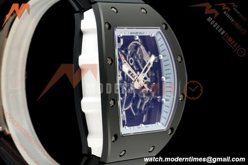 Richard Mille - RM055 Bubba Watson BLK/WHT CER/RU Gray Rehaut Skeleton ZF V3 RMUL2 | 리차드 밀 - RM055 버바 왓슨 블랙/화이트 CER/RU 그레이 르호 스켈레톤 ZF V3 RMUL2